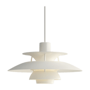 Suspension en aluminium blanc PH5 Mini - Louis Poulsen - The Cool Republic