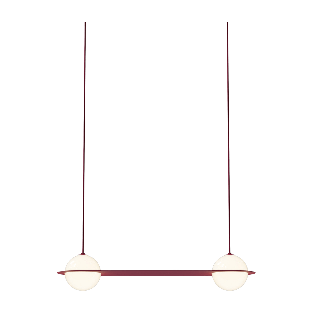 Suspension en aluminium bordeaux Laurent n°3 - Lambert & Fils - The Cool Republic
