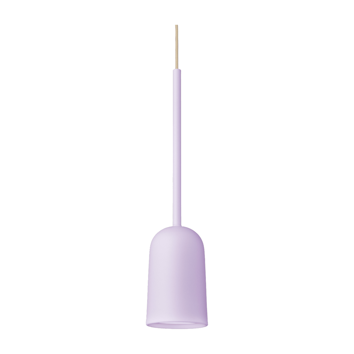 Hanging lamp in lilac aluminum Figura Arc - Schneid Studio - The Cool Republic