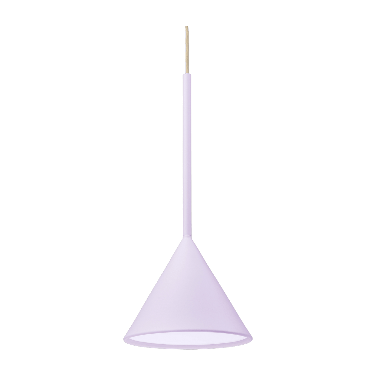 Figura Cone lilac aluminum suspension - Schneid Studio - The Cool Republic