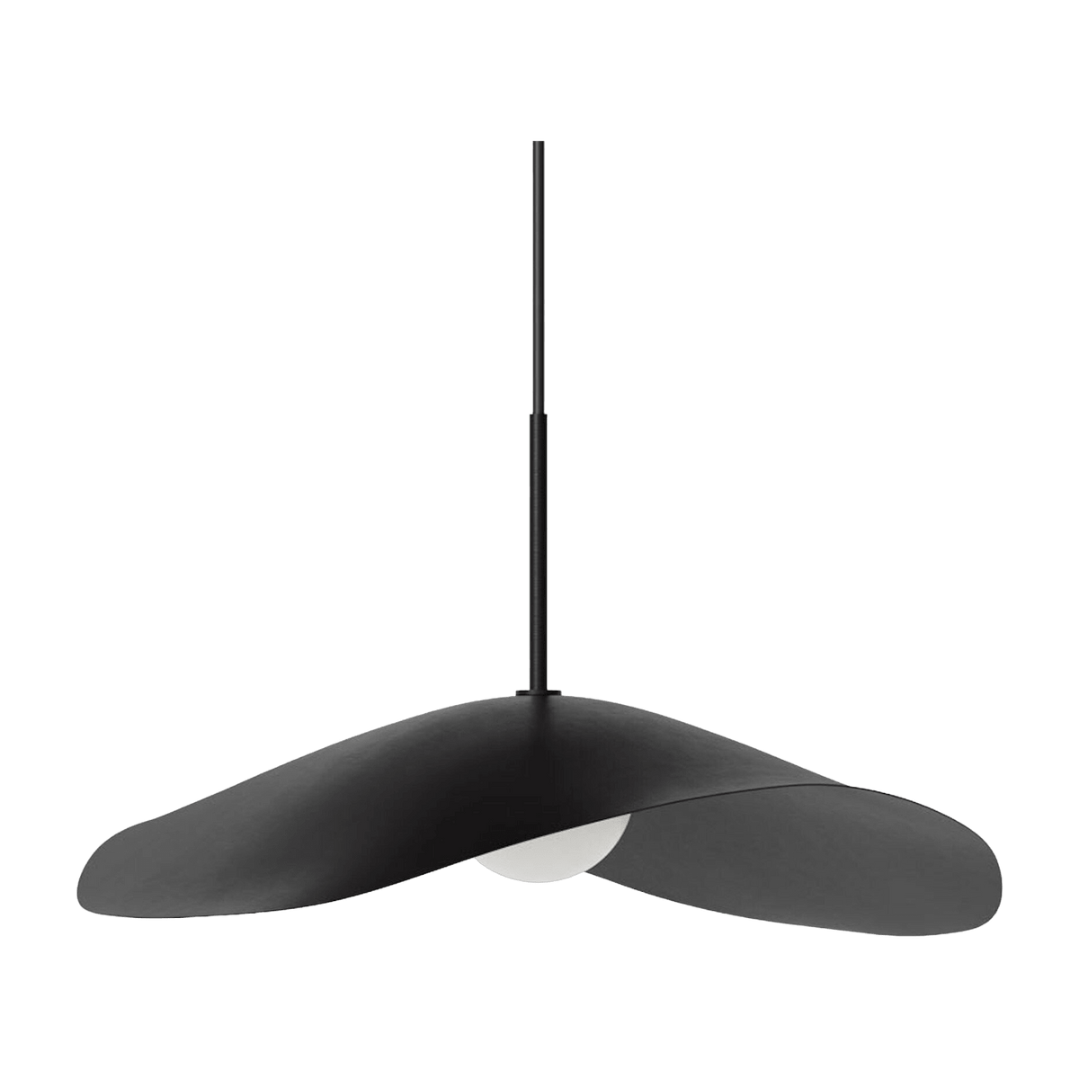 Suspension en aluminium noir 60 cm Fuji - NORR11 - The Cool Republic