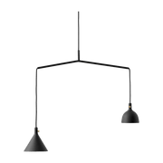 Suspension en aluminium noir Cast 4 - Audo - The Cool Republic