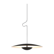 Black and white aluminum pendant light dali Ginger 32 - Marset - The Cool Republic