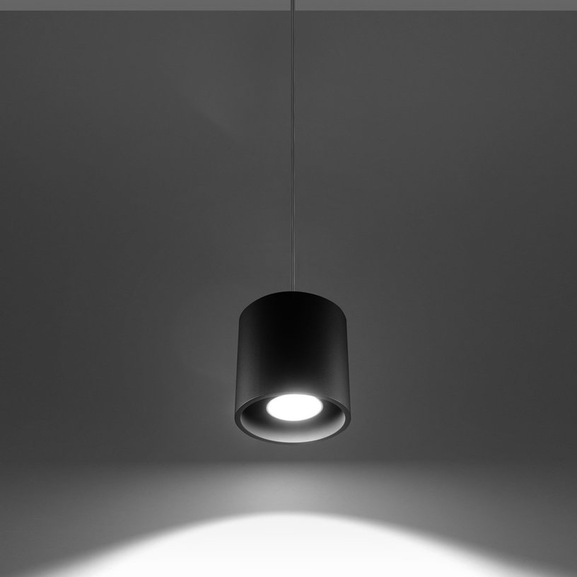 Suspension en aluminium noir Orbis - Sollux - The Cool Republic