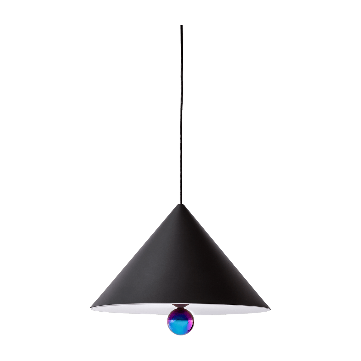 Suspension en aluminium noire 50 cm Cherry - Petite Friture - The Cool Republic