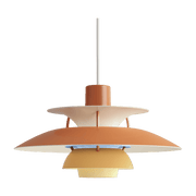 Suspension en aluminium orange PH5 Mini - Louis Poulsen - The Cool Republic