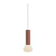 Suspension en aluminium terracotta câble blanc Parc n°2 - Lambert & Fils - The Cool Republic