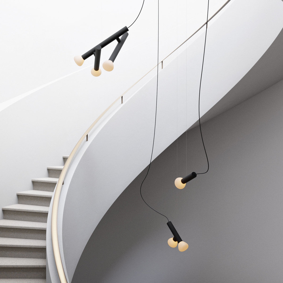 Suspension en aluminium vert Parc n°3 - Lambert & Fils - The Cool Republic