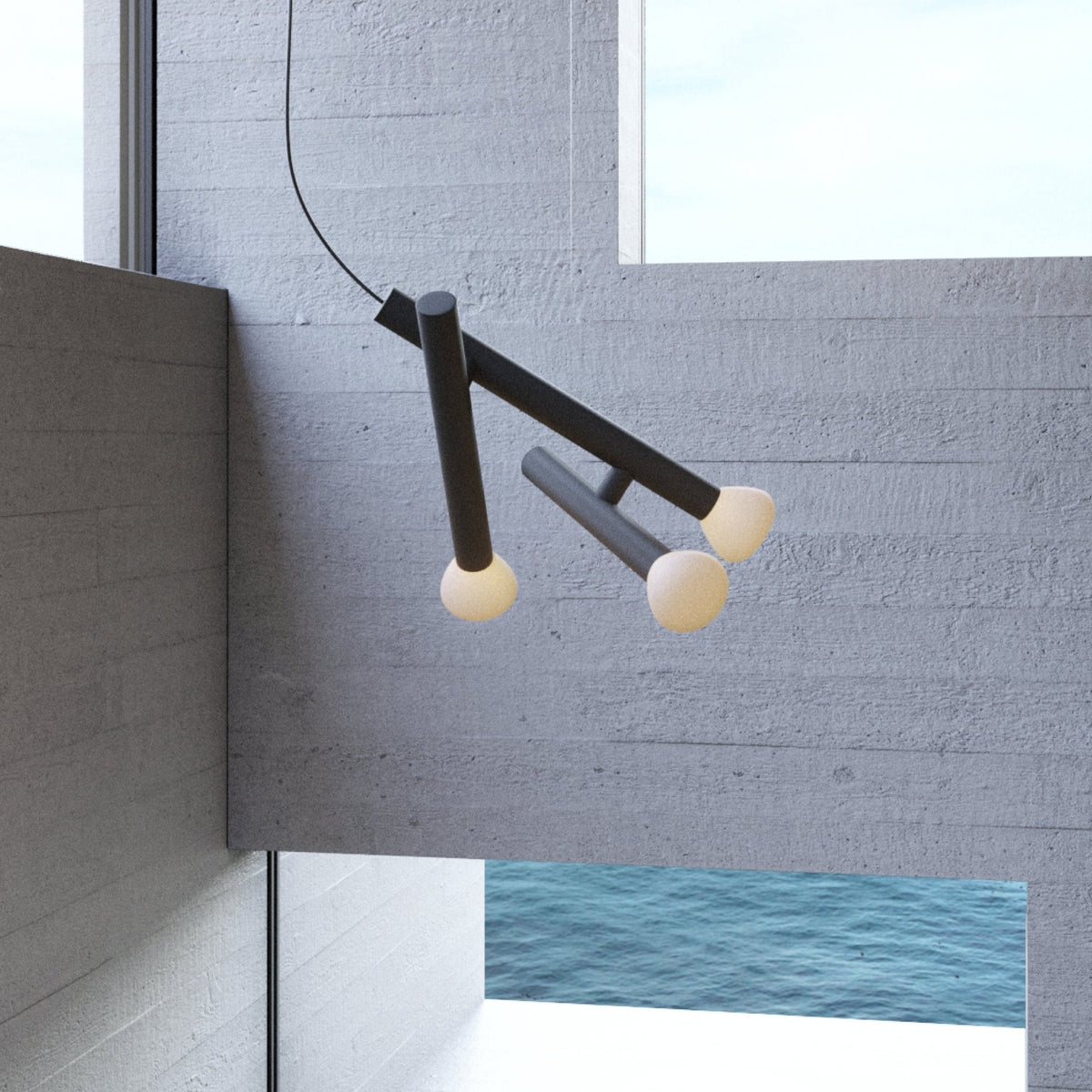 Suspension en aluminium vert Parc n°4 - Lambert & Fils - The Cool Republic