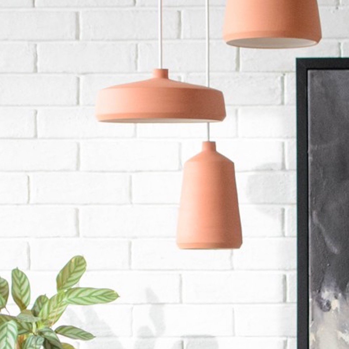 Suspension en argile rouge Flame 14 - Pott - The Cool Republic
