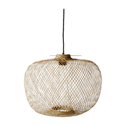 Suspension en bambou beige M Nature Rodi - Bloomingville - The Cool Republic