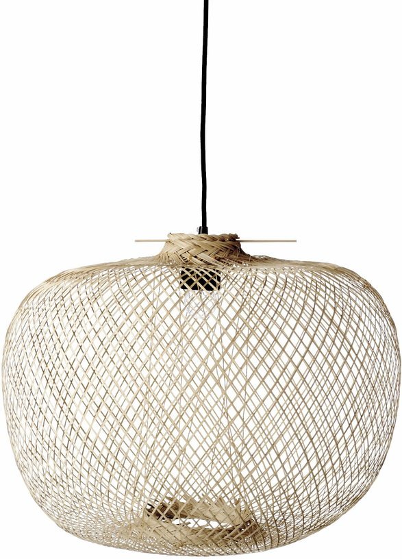 Suspension en bambou beige M Nature Rodi - Bloomingville - The Cool Republic