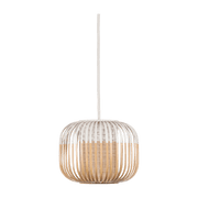 Suspension en bambou blanc 27 cm Bamboo Light - Forestier - The Cool Republic