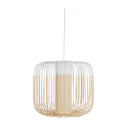 Suspension en bambou blanc 45 cm Bamboo Light - Forestier - The Cool Republic