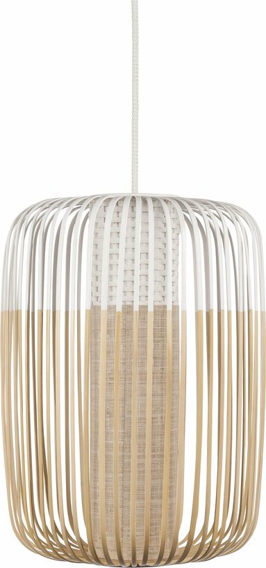 Suspension en bambou blanche L Bamboo - Forestier - The Cool Republic