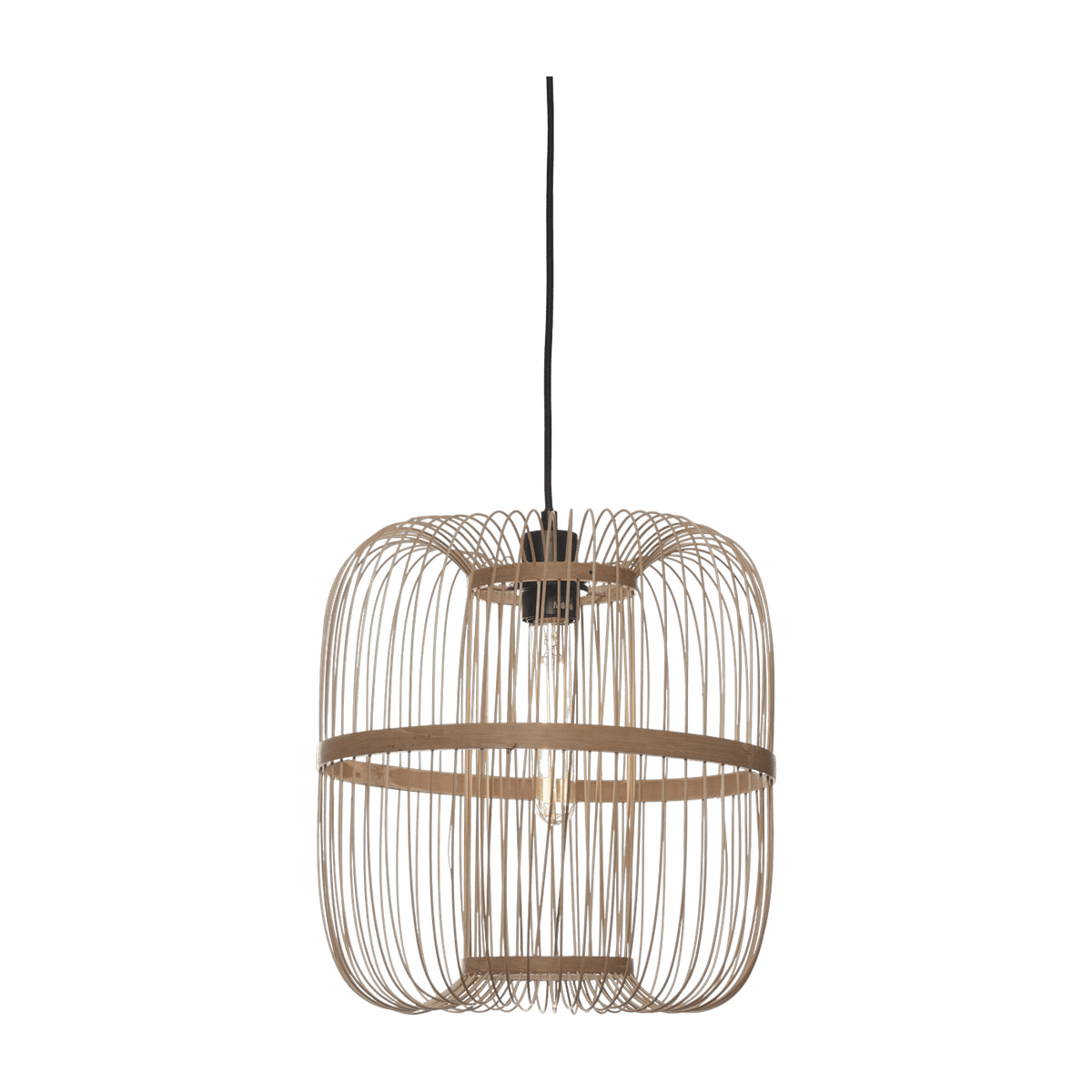 Suspension en bambou naturel 38x25 cm Hokkaido - Good & Mojo - The Cool Republic
