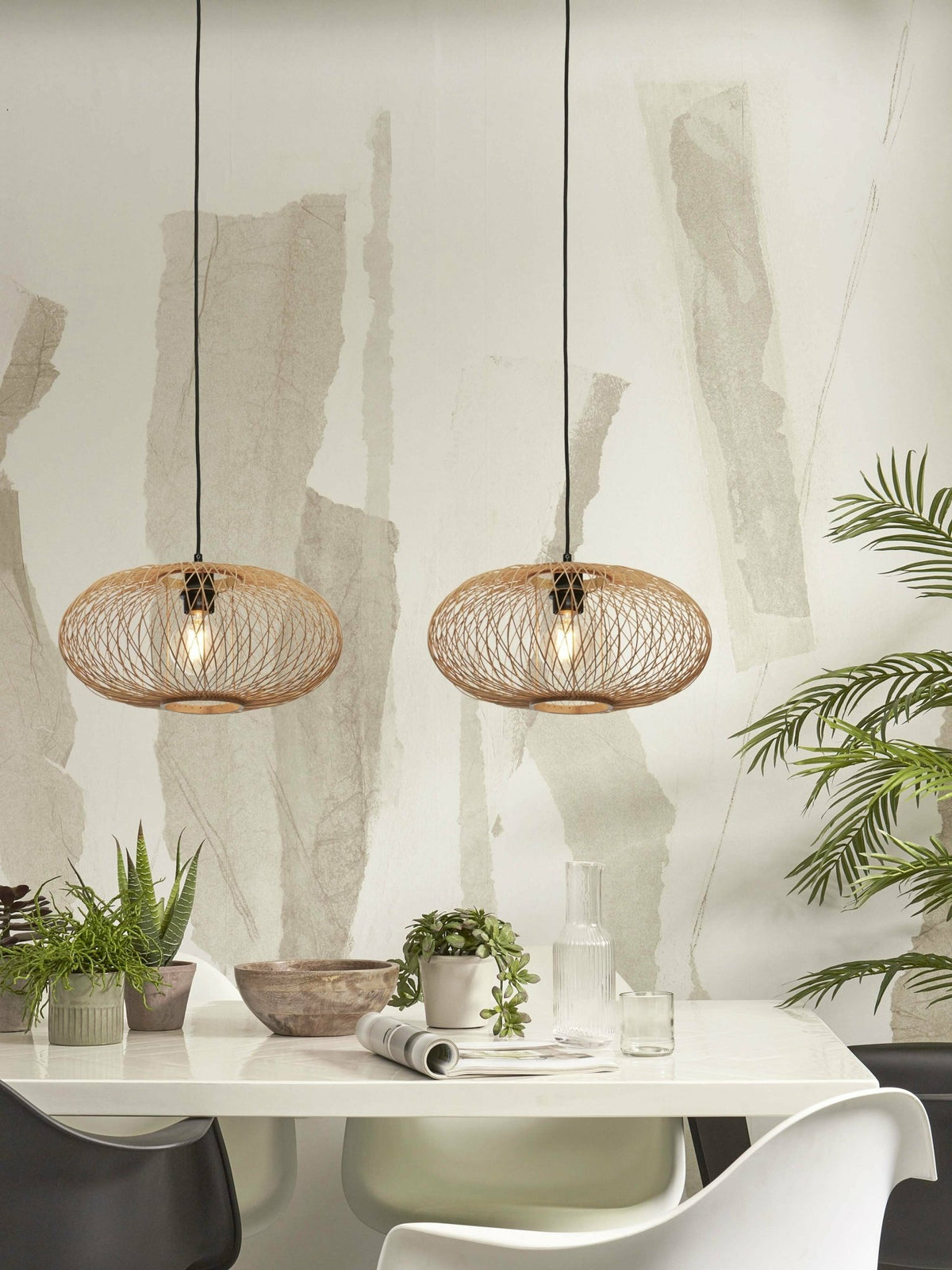 Suspension en bambou naturel 40x20 cm Cango - Good & Mojo - The Cool Republic