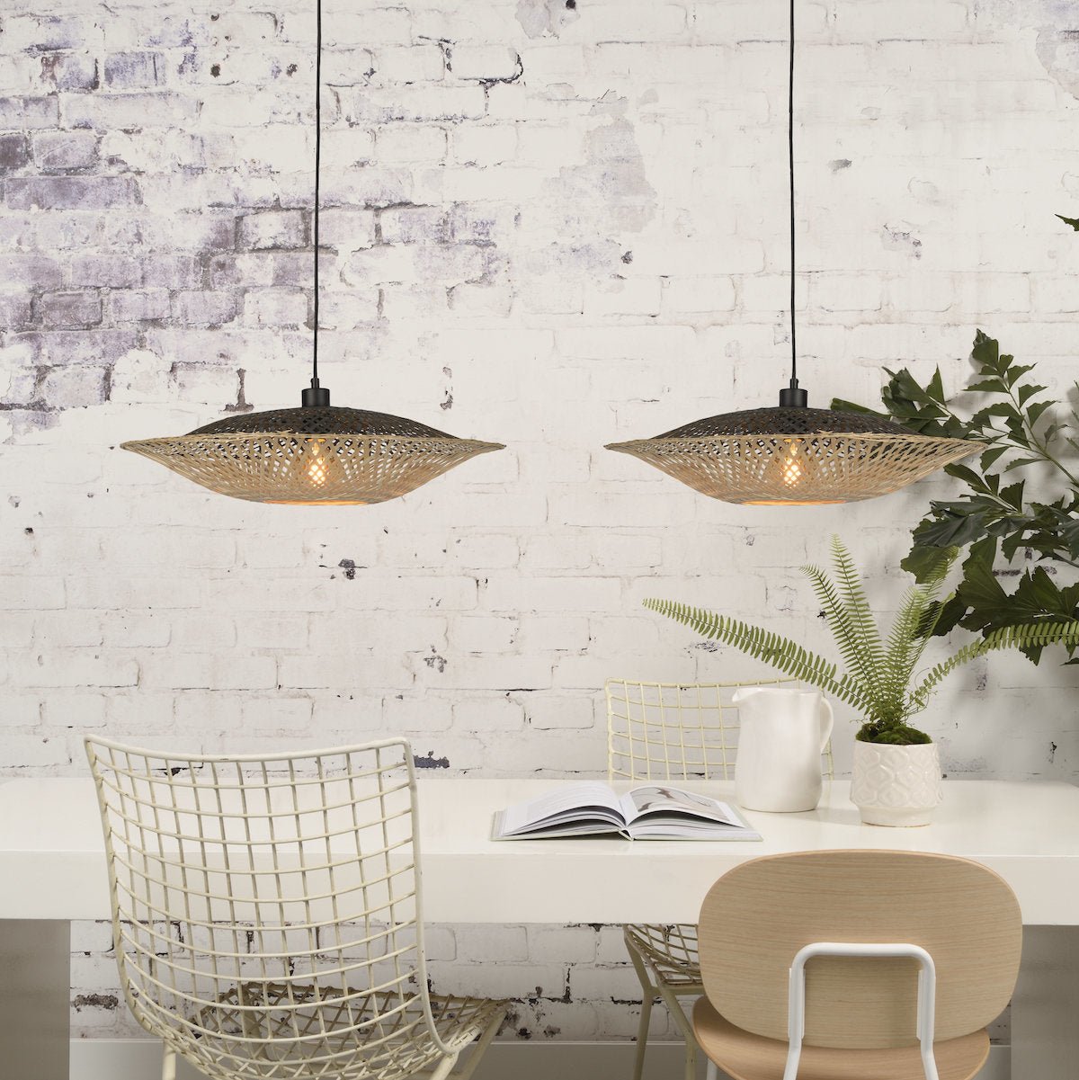Suspension en bambou naturel 60 cm Kalimantan - Good & Mojo - The Cool Republic