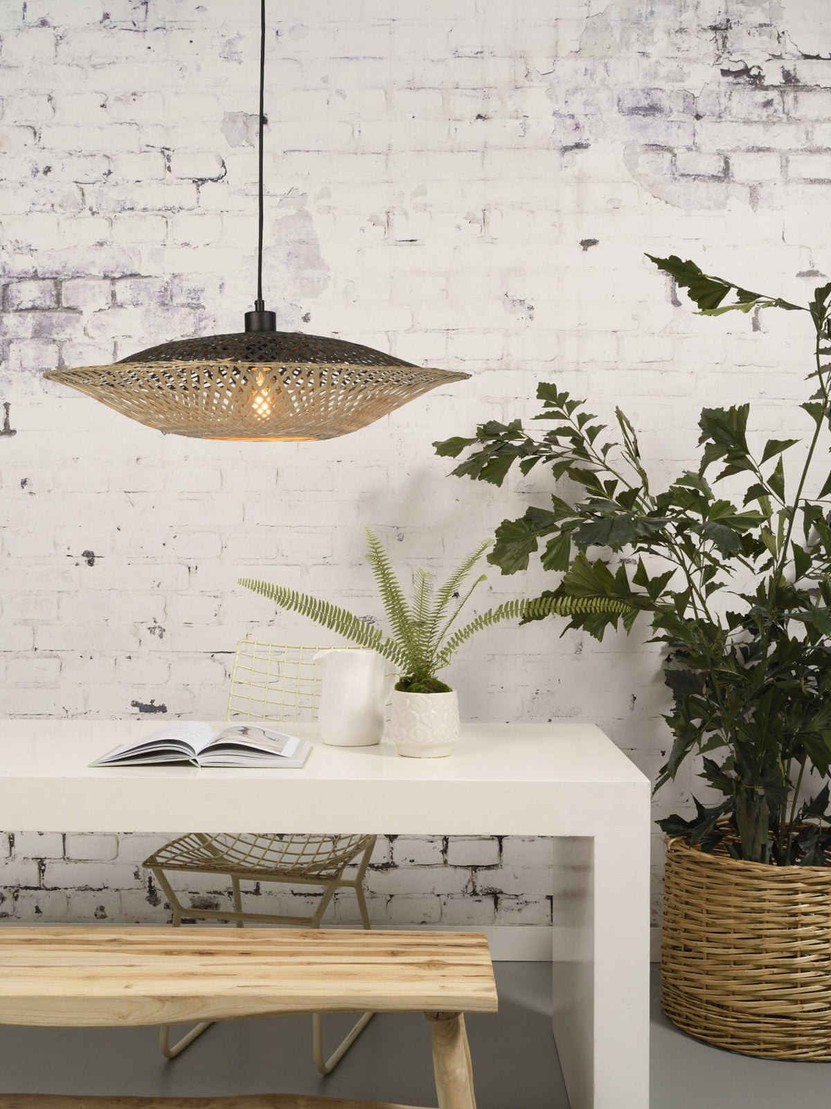 Suspension en bambou naturel 60 cm Kalimantan - Good & Mojo - The Cool Republic