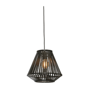 Suspension en bambou noir 30x30 cm Merapi - Good & Mojo - The Cool Republic