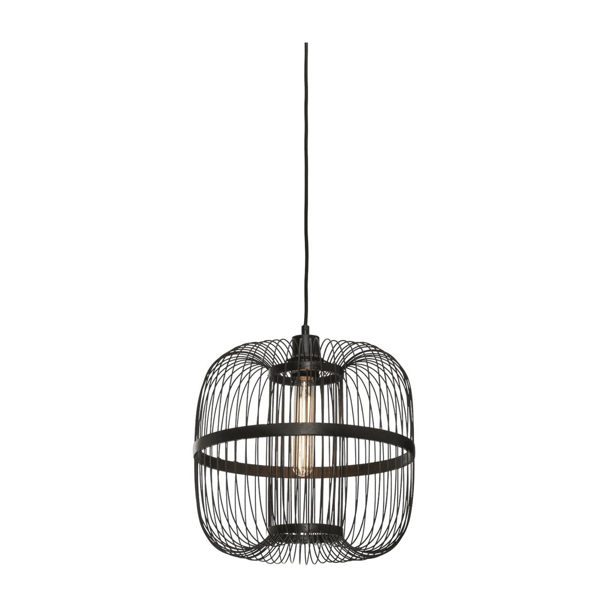 Suspension en bambou noir 38x25 cm Hokkaido - Good & Mojo - The Cool Republic