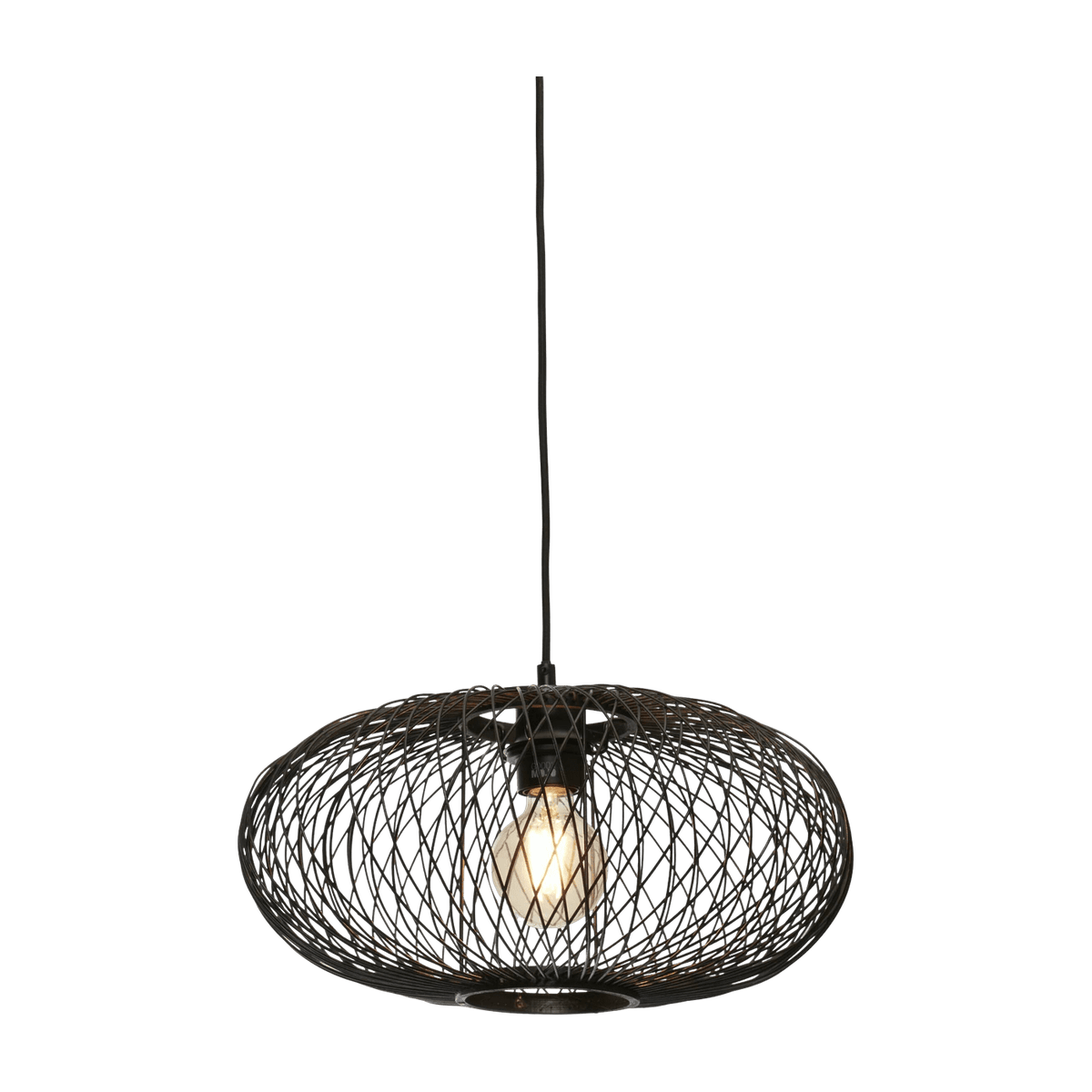 Suspension en bambou noir 40x20 cm Cango - Good & Mojo - The Cool Republic