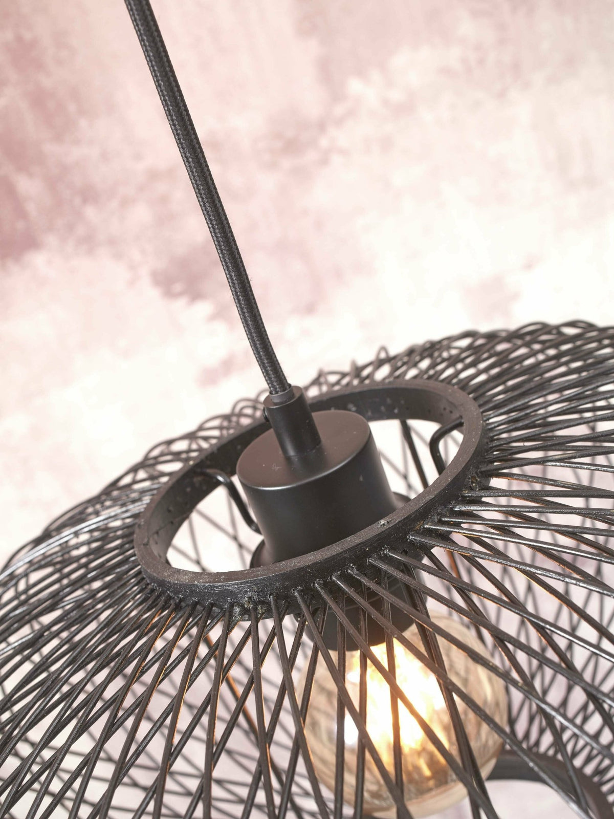 Suspension en bambou noir 40x20 cm Cango - Good & Mojo - The Cool Republic