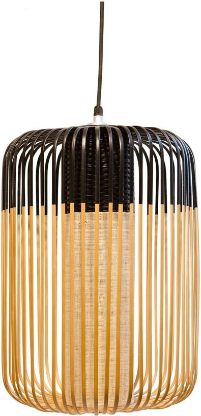 Suspension en bambou noir 50 cm Bamboo Light - Forestier - The Cool Republic