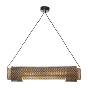 Suspension en bambou noir et naturel 85x18 cm Bhoutan - Good & Mojo - The Cool Republic
