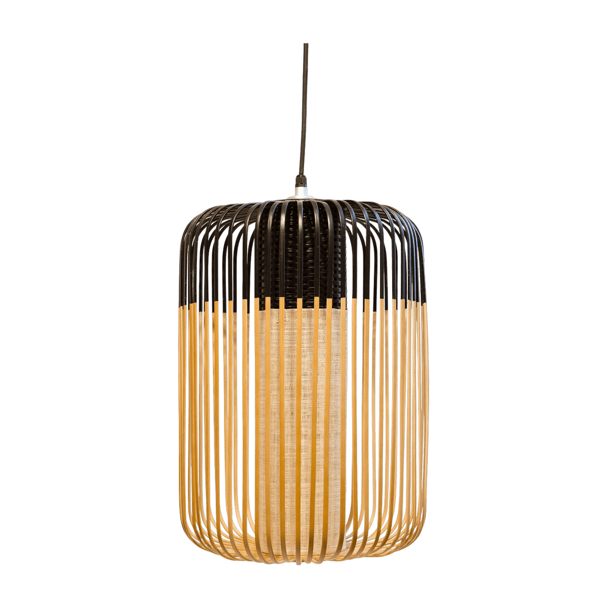 Suspension en bambou noire L Bamboo outdoor - Forestier - The Cool Republic