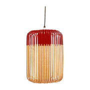 Suspension en bambou rouge L Bamboo outdoor - Forestier - The Cool Republic