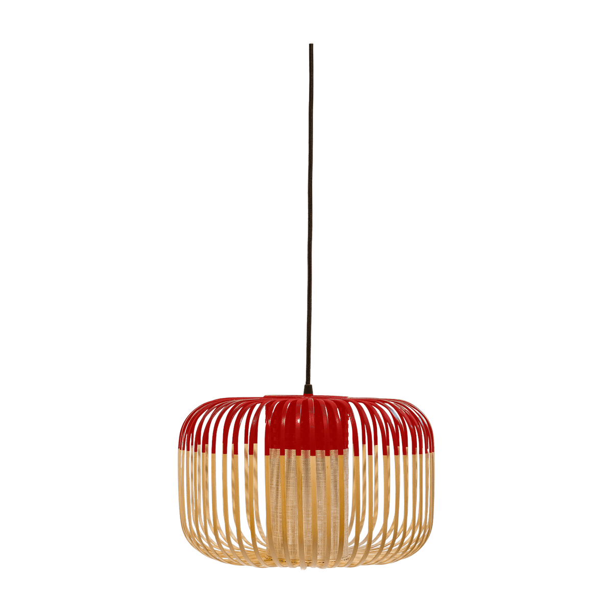 Suspension en bambou rouge S Bamboo - Forestier - The Cool Republic