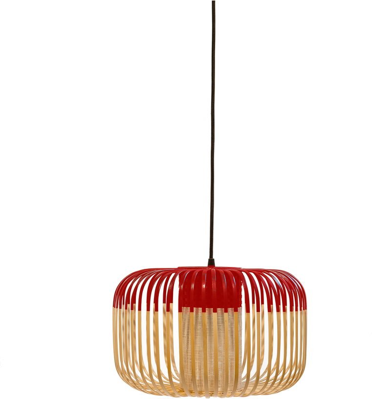 Suspension en bambou rouge S Bamboo - Forestier - The Cool Republic