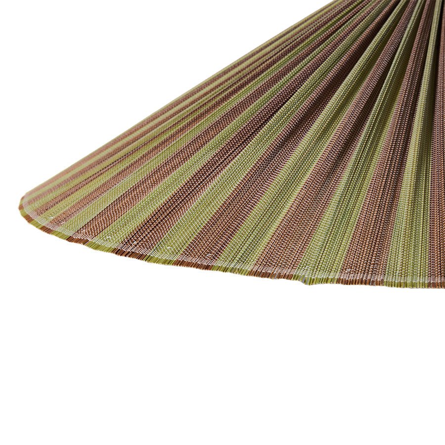Suspension en bambou vert et marron Plisse - HKLiving - The Cool Republic