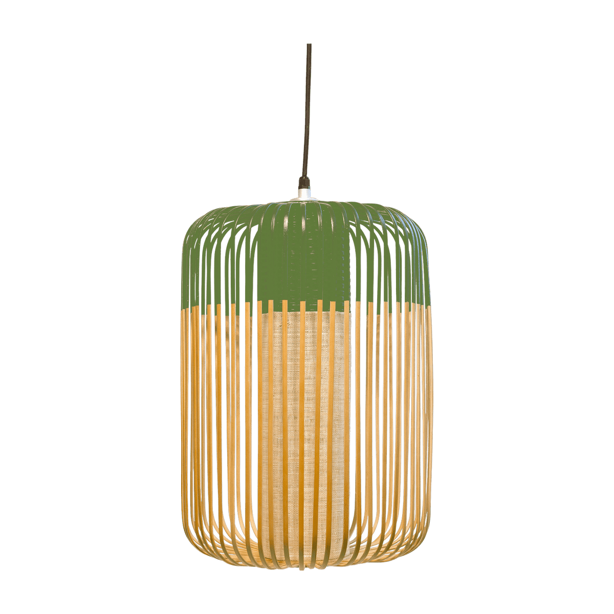 Suspension en bambou verte L Bamboo - Forestier - The Cool Republic