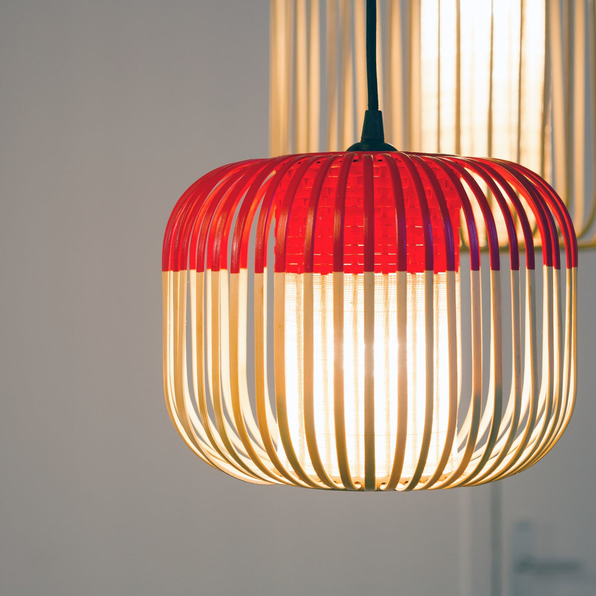 Suspension en bambou verte M Bamboo - Forestier - The Cool Republic