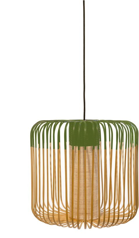 Suspension en bambou verte M Bamboo outdoor - Forestier - The Cool Republic