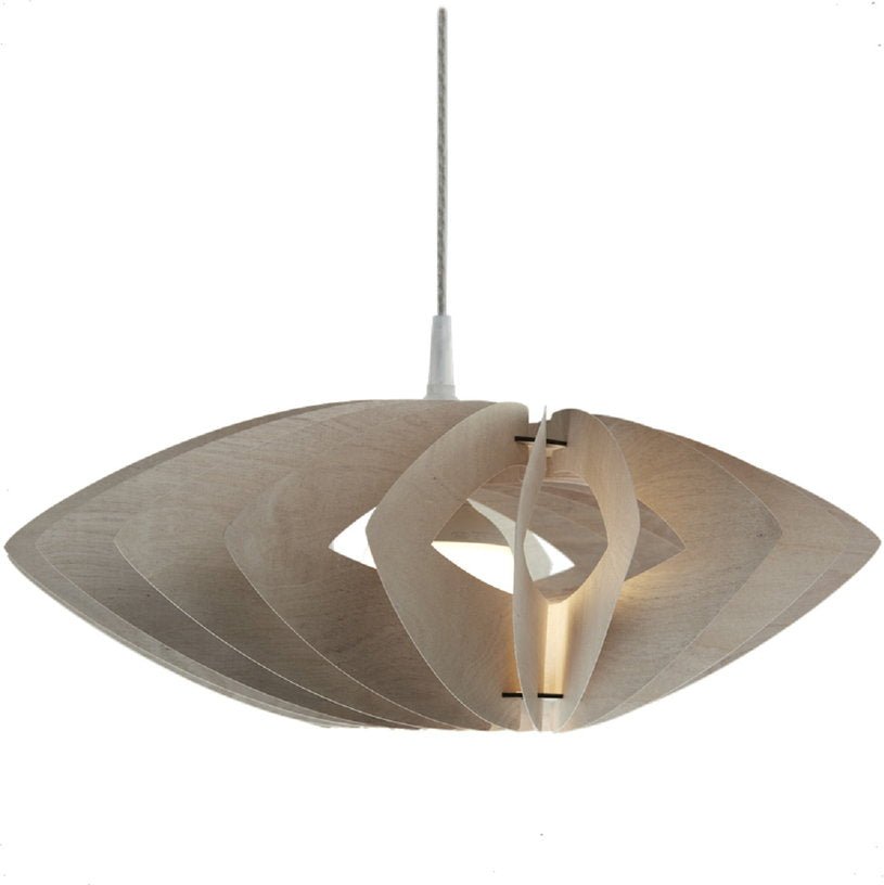 Suspension en bois cappuccino Margarita - Woolights - The Cool Republic