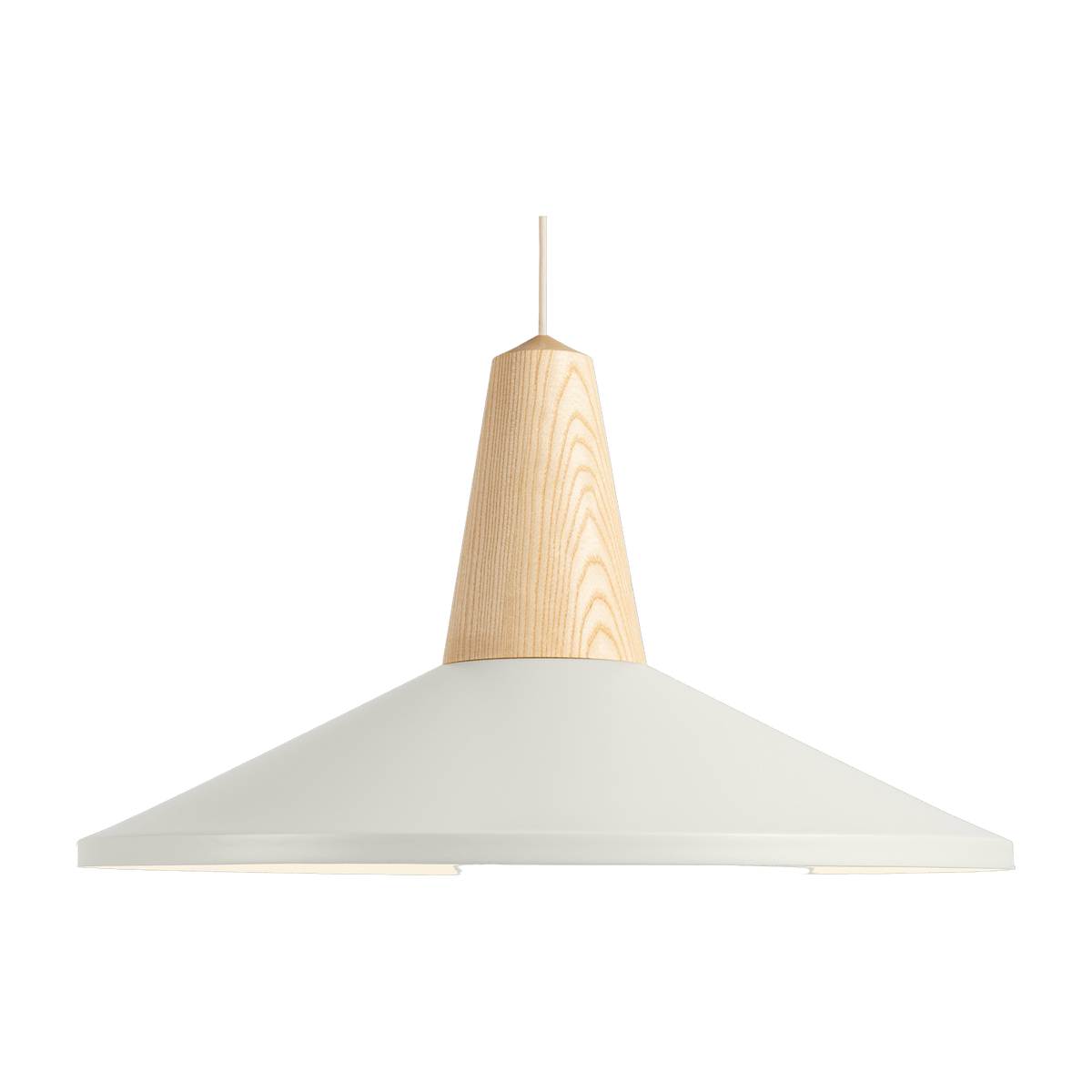 Eikon Shell white ash wood pendant lamp - Schneid Studio - The Cool Republic