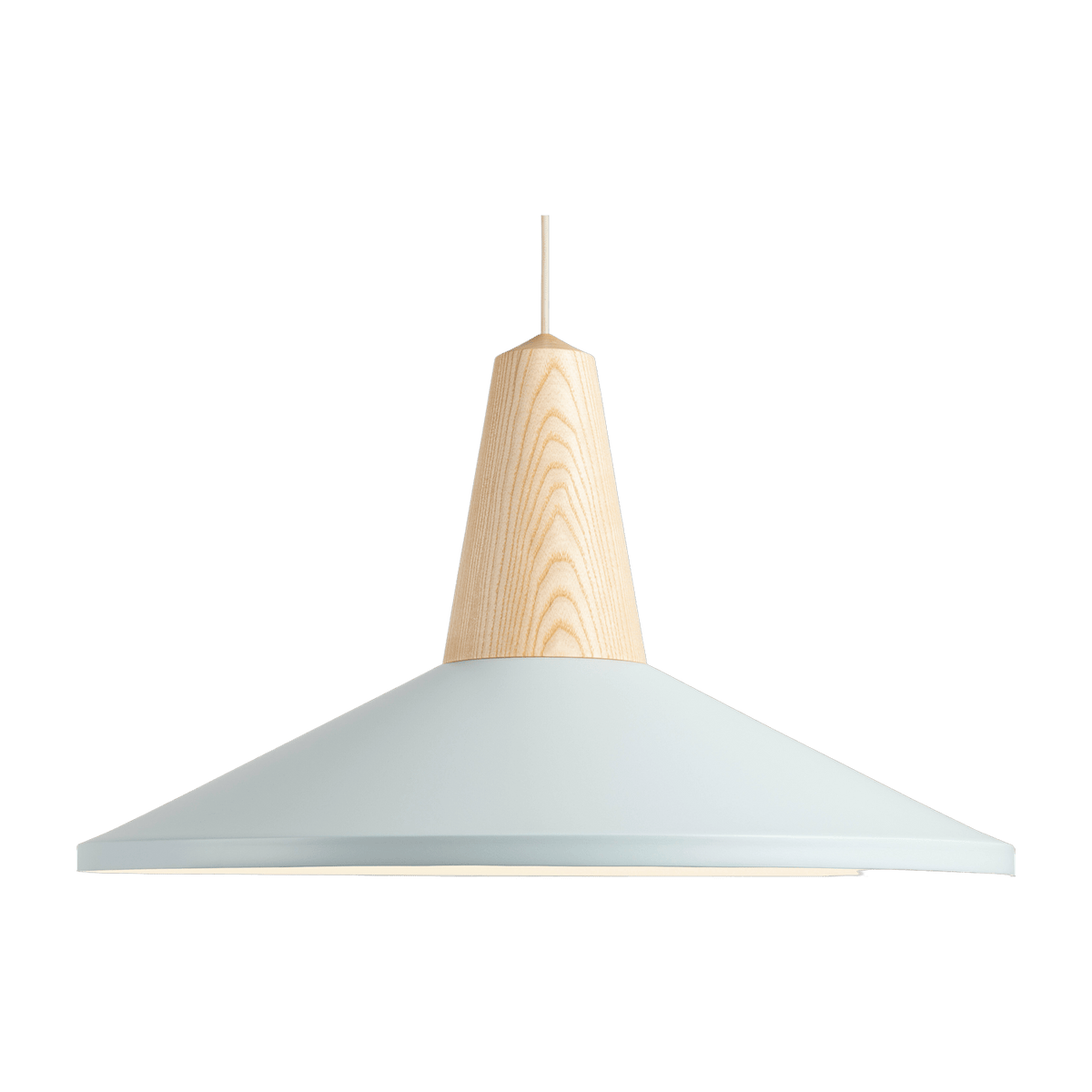Eikon Shell light blue ash wood pendant lamp - Schneid Studio - The Cool Republic