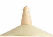 Suspension en bois de frêne cire Eikon Shell - Schneid Studio - The Cool Republic