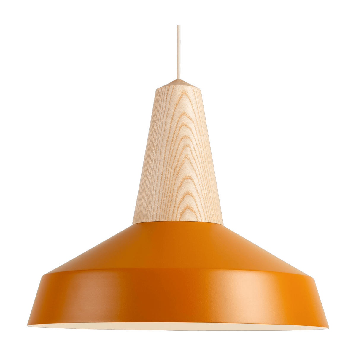 Eikon Circus turmeric ash wood pendant lamp - Schneid Studio - The Cool Republic