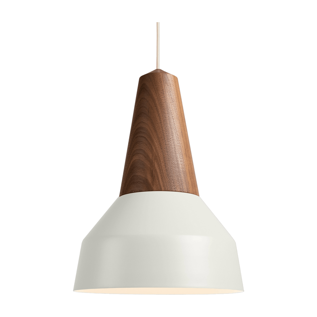 Suspension en bois de noyer blanche Eikon Basic - Schneid Studio - The Cool Republic