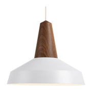Eikon Circus white walnut wood pendant lamp - Schneid Studio - The Cool Republic
