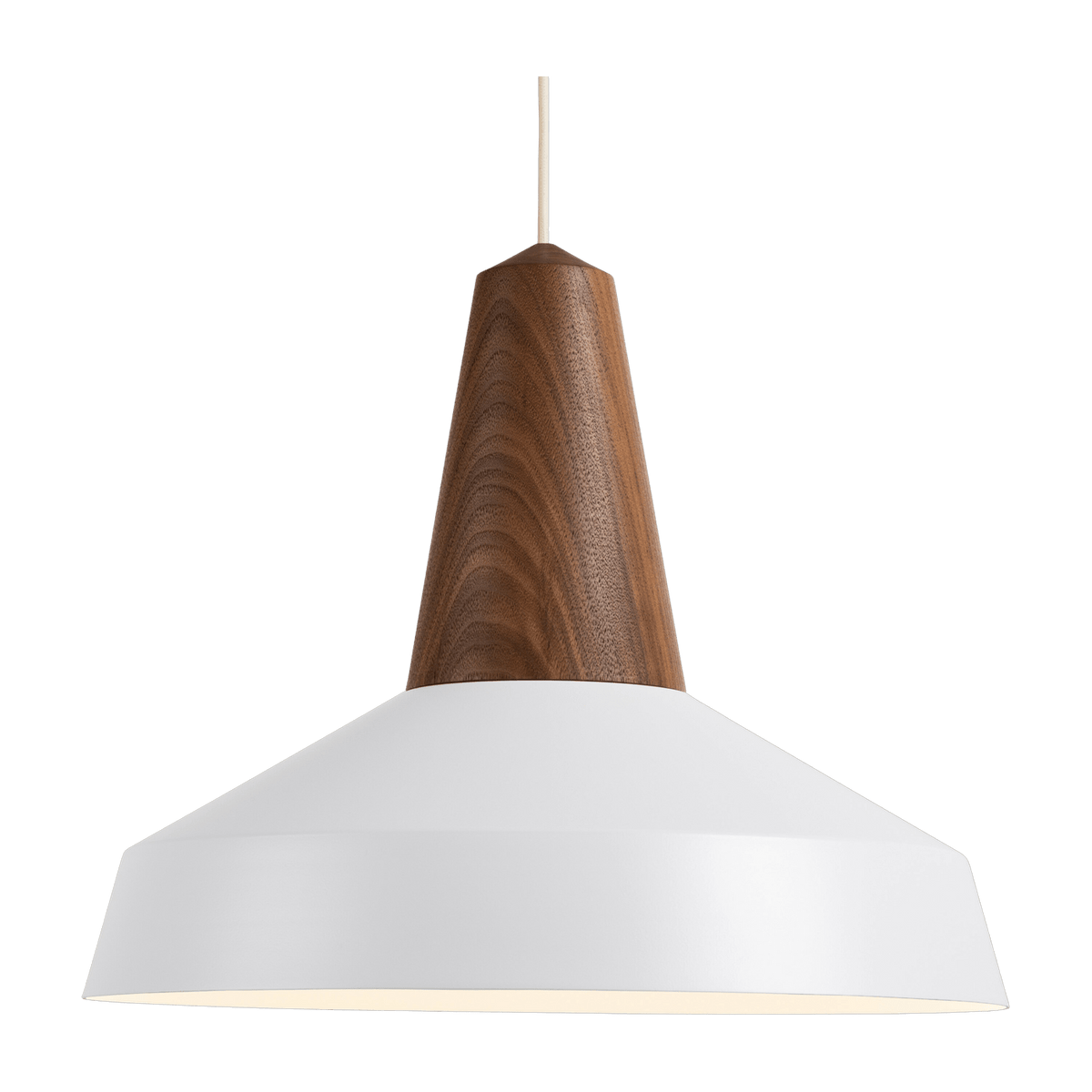 Eikon Circus white walnut wood pendant lamp - Schneid Studio - The Cool Republic