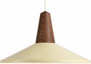 Suspension en bois de noyer cire Eikon Shell - Schneid Studio - The Cool Republic
