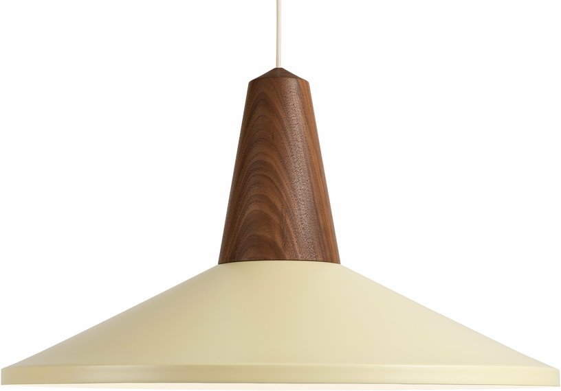 Suspension en bois de noyer cire Eikon Shell - Schneid Studio - The Cool Republic