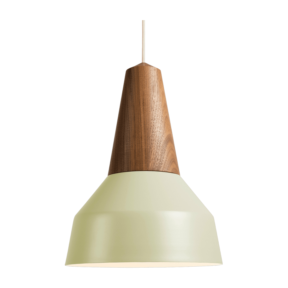 Eikon Pistachio Walnut Wood Pendant Basic - Schneid Studio - The Cool Republic