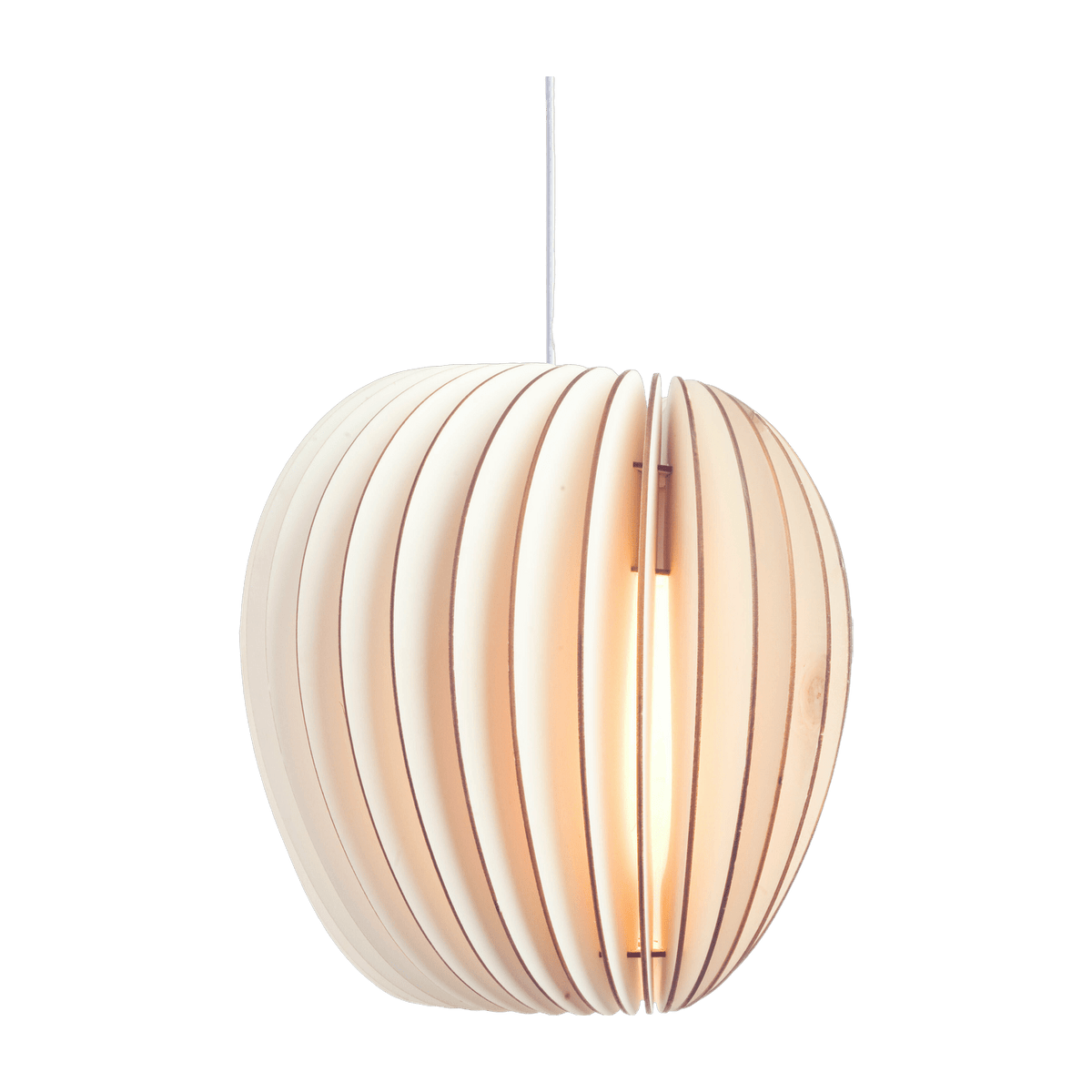 Pirum poplar wood pendant light - Series A Schneid Studio - The Cool Republic
