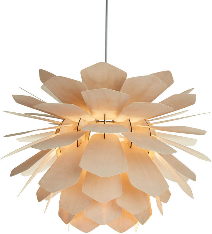 Suspension en bois La Pigne - Woolights - The Cool Republic